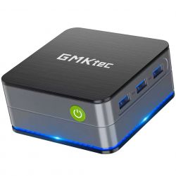  GMKtec NucBox G2, Black/Grey, N100 (4x3.4 GHz, 6 ), 12Gb LPDDR5 4800 MHz, 512Gb SSD NVMe, Graphics, WiFi 6, Bluetooth 5.2, 2xGLan, Type-C / 3xUSB 3.2, 2xHDMI/DP, Windows 11 Pro,  VESA  