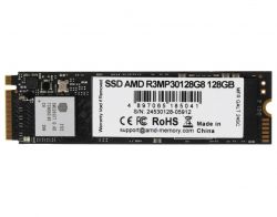 SSD  AMD R3 128Gb PCI-E 3.0 x4 M.2 2280 3D TLC (R3MP30128G8)