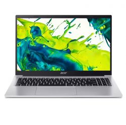  15" Acer Aspire Lite AL15-33P-38GK, Pure Silver, 15.6" (1920x1080, IPS, 60Hz), Intel Core 3 N355 (8x1.9-3.9 GHz), 16Gb DDR5, 512Gb NVMe, Intel UHD, WiFi 6, BT 5.1, Web, 1xType-C/1xUSB 3.2/1xUSB2.0, HDMI, 53 Wh, DOS (NX.DDPEX.001)