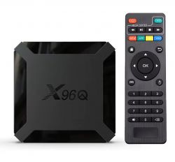 ��-��������� X96Q, Black, Rockchip RK3518 (4 ����), 2Gb, 32Gb, WiFi 6 / Bluetooth, RJ45, 1xUSB 3.0 / 1xUSB 2.0, microSD, Android 14, ����� ��