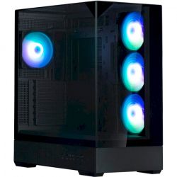 ������ Zalman P40 Prism Plus, Black, Mid Tower, ��� ��, ��� ATX / Micro ATX / Mini ITX, 1xType-C / 2xUSB 3.0, ����. CPU - 165 �� / VGA - 420 ��, 4x120 �� ARGB, �������, ������� � �������� ������ �� ����������� ������