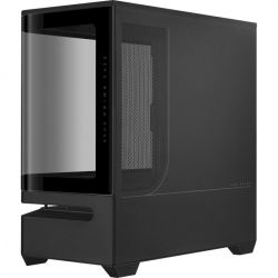 ������ Asus Prime AP202 ARGB Tempered Glass Black, ��� ��, Mini Tower, ��� Micro-ATX / Mini-ITX, 2xUSB 3.2 / 1xType-C, ����. ����� - 175 �� / ����. ���������� - 420 ��, 3x120 mm ARGB, ������� ������ �� ����������� ������ - �������� 3