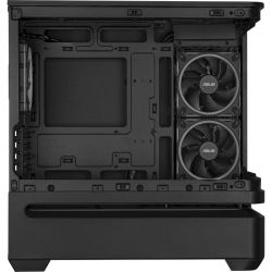 ������ Asus Prime AP202 ARGB Tempered Glass Black, ��� ��, Mini Tower, ��� Micro-ATX / Mini-ITX, 2xUSB 3.2 / 1xType-C, ����. ����� - 175 �� / ����. ���������� - 420 ��, 3x120 mm ARGB, ������� ������ �� ����������� ������ - �������� 6