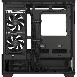 ������ Asus Prime AP202 ARGB Tempered Glass Black, ��� ��, Mini Tower, ��� Micro-ATX / Mini-ITX, 2xUSB 3.2 / 1xType-C, ����. ����� - 175 �� / ����. ���������� - 420 ��, 3x120 mm ARGB, ������� ������ �� ����������� ������ - �������� 7