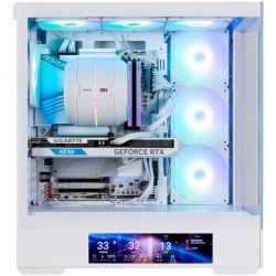 ������ Zalman P40 DS, White, Mid Tower, ��� ��, ��� ATX / Micro ATX / Mini ITX, 1xType-C / 2xUSB 3.0, ����. CPU - 165 �� / VGA - 420 ��, 4x120 �� ARGB, ������� � �������� ������ �� ����������� ������, LCD ����� (CPU / GPU / Time) - �������� 6