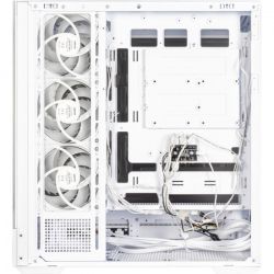 ������ Zalman P40 DS, White, Mid Tower, ��� ��, ��� ATX / Micro ATX / Mini ITX, 1xType-C / 2xUSB 3.0, ����. CPU - 165 �� / VGA - 420 ��, 4x120 �� ARGB, ������� � �������� ������ �� ����������� ������, LCD ����� (CPU / GPU / Time) - �������� 7