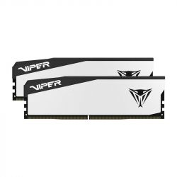 ������ 16Gb x 2 (32Gb Kit) DDR5, 6400 MHz, Patriot Viper Elite 5, White, 32-40-40-84, 1.4V, � ���������� (VEB532G6432KW)