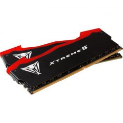������ 16Gb x 2 (32Gb Kit) DDR5, 7000 MHz, Patriot Viper Xtreme 5, Black/Red, 32-48-48-96, 1.45V, � ���������� (PVX532G70C32K) - �������� 2