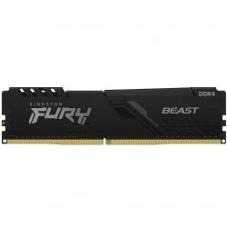 ���'��� 8Gb DDR4, 3200 MHz, Kingston Fury Beast, Black, 16-18-18, 1.35V, � ��������� (KF432C16BB/8WP) - �������� 2