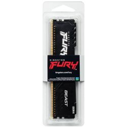 ���'��� 8Gb DDR4, 3200 MHz, Kingston Fury Beast, Black, 16-18-18, 1.35V, � ��������� (KF432C16BB/8WP) - �������� 5