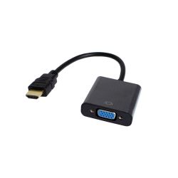  HDMI (M) - VGA (F), Patron, Black, 15  (PN-HDMI-VGA)