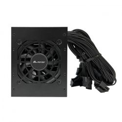 Блок питания 450 Вт, ALmordor SFX, Black, 80+ Bronze, Active PFC, 80 мм, 2xMolex / 3xSATA / 2x6+2-pin / 1x4+4-pin / 1x20+4-pin, OVP/OCP/OPP/SCP (ALSFX450BK) - Картинка 3