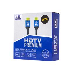Кабель HDMI (M) - HDMI (M), 5 м, Black, GTL, V2.0 (GTLHMHM5V20BK) - Картинка 3