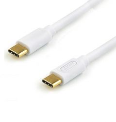 ������ Type-C - Type-C, 0.8 �, White, Atcom C03, 60 ��, 3A (AT-C08)