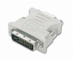 Адаптер DVI (M) - VGA (F), Cablexpert, White (A-DVI-VGA)