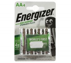 AA, 2000 mAh, Energizer Recharge Power Plus, 4 , 1.2V, Blister (ENR PP RECH 2000) -  1