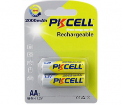  AA, 2000 mAh, PKCELL, 2 , 1.2V, Rechargeable, Blister 