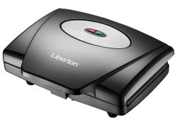 Бутербродница Liberton LSM-7510, Black/Gray, 750W, пластины для cендвичей, антипригарное покрытие, индикатор готовности