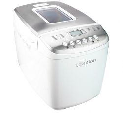 Хлебопечь Liberton LBM-9216, White/Silver, 850 Вт, 16 программ, выпечка 1000/1250/1500 г, поддержание температуры 60 мин