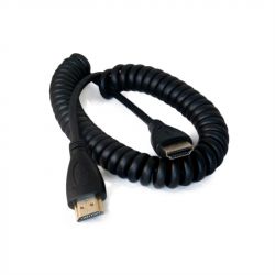  HDMI - HDMI, 1.2 , Black, V1.4, Extradigital, Spiral (KBH1810) -  1