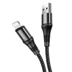  USB <-> Lightning, Hoco Excellent charging, 1 m, X50, Black -  1