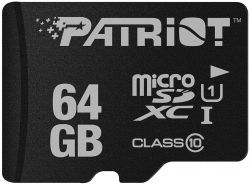   microSDXC, 64Gb, Class10 UHS-1 1, Patriot LX Series,   (PSF64GMDC10)