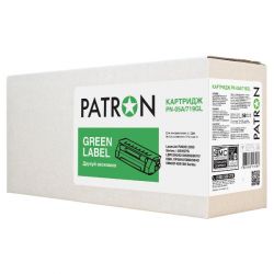  CANON 719, Black, LBP-6300/6650, MF5580/5840, 2.1k, (PN-719GL) PATRON GREEN Label -  1