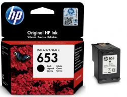  HP 653 (3YM75AE), Black, DeskJet Plus Ink Advantage 6075/6475, 360  -  1