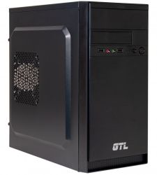 Корпус GTL 1603+ Black, 400W, 120mm, Micro ATX / Mini ITX, 2 x 3.5 mm, USB2.0 x 2, ODD x 1, SSD x 2, 0.4 mm, 350x315x165, 3.3 kg