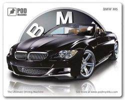     Pod Mishkou "BMW M6", 190x240x1.4  -  1