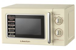 Микроволновая печь Liberton LMW-2088M Ivory, 700W, 20 л, обычная (соло), таймер, управление механическое