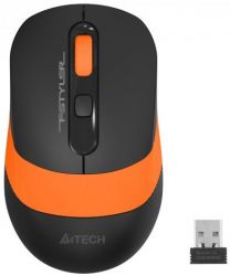  A4Tech FG10S (Orange)   Fstyler, USB, 2000dpi, (Black + Orange) -  1