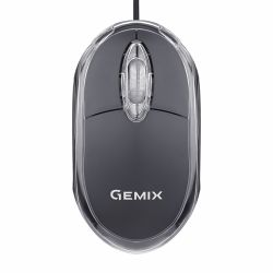 Мышь Gemix GM105 Black, Optical, USB, 800 dpi (GM105BK)