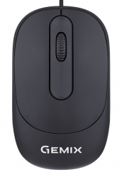 Мышь Gemix GM145 Black, Optical, USB, 800 dpi (GM145BK)