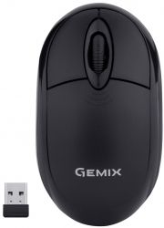  Gemix GM185 Black, Optical, Wireless, 1200 dpi (GM185BK)