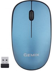  Gemix GM195 Blue, Optical, Wireless, 1200 dpi (GM195BL)