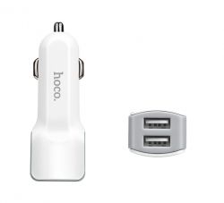    Hoco Z23, White, 2xUSB, 2.4A + Cable Micro USB -  4