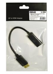  DisplayPort (M) - HDMI (F), STLab, Black, 15  (U-996) -  4