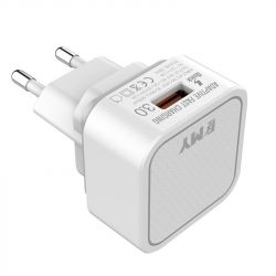    EMY, White, 1xUSB, 18W, 3.6A,  USB <-> Lightning (MY-A302Q) -  4