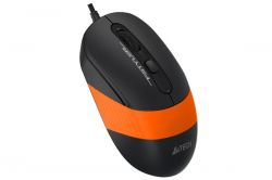  A4tech FM10 (Orange) Fstyler, USB, 1600dpi, (Black + Orange) -  4