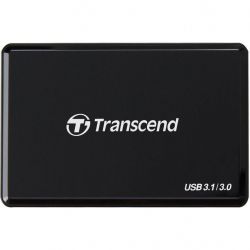   Transcend RDC8, Black, USB 3.1,  SD / microSD / CompactFlash,  USB Type-C (TS-RDF8K2) -  3