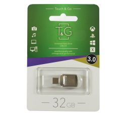 USB 3.0 Flash Drive 32Gb T&G 104 Metal series USB-Type C, TG104TC-32G3