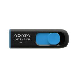 USB 3.2 Flash Drive 64Gb ADATA UV128, Black (AUV128-64G-RBE) -  3