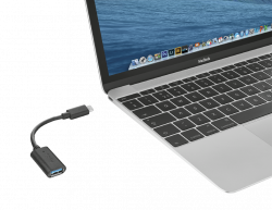  Trust, Black, USB 3.0 (F) - USB 3.1 Type C (M) (20967) -  3