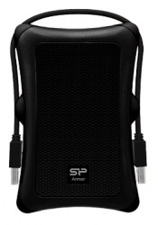    2Tb Silicon Power Armor A30, Black, 2.5", USB 3.2 (SP020TBPHDA30S3A) -  1