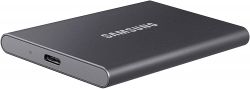 SSD  Samsung Portable SSD T7 500Gb Gray USB 3.2 3D TLC (MU-PC500T/WW) -  5