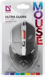  Defender Ultra Gloss MB-490, Black, USB, , 800/1000 dpi, 7  , 4 , 1.5  (52490) -  5