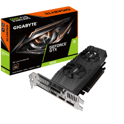  GeForce GTX 1650, Gigabyte, OC, 4Gb DDR6, 128-bit, DVI/2xHDMI/DP, 1620/12000 MHz, Low Profile (GV-N1656OC-4GL)
