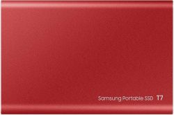 SSD  Samsung Portable SSD T7 Red 500Gb USB 3.2 3D TLC (MU-PC500R/WW) -  4