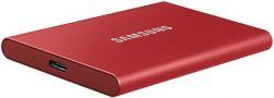 SSD  Samsung Portable SSD T7 Red 500Gb USB 3.2 3D TLC (MU-PC500R/WW) -  5